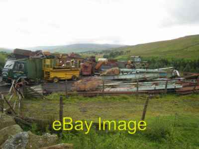 Photo 6x4 Industrial graveyard above Clarghyll Drift Mine The Clarghyll D c2008