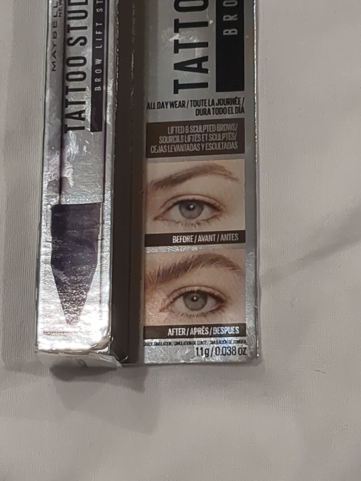 Maybelline New York Tattoo Studio Brow Lift Stick #260 Deep Brown
