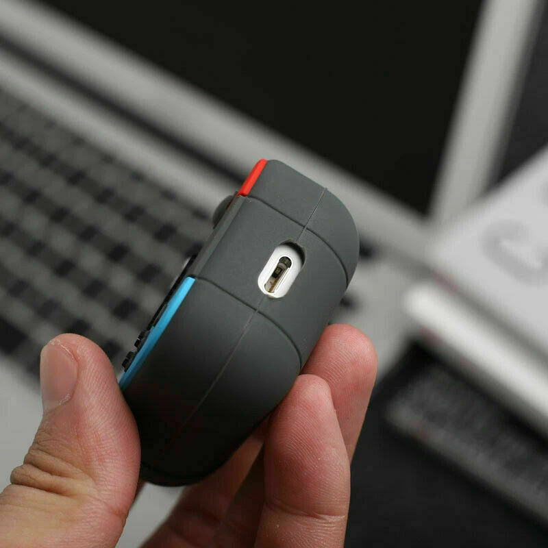 For Airpods PRO Charging Case 3D Switch Gamepad Earphone Protective Soft Rubber - Image 3 of 4