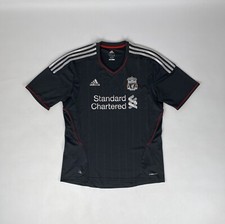 Liverpool 2011 Adidas Jersey Away football shirt Soccer Mens V13870 Black Size L