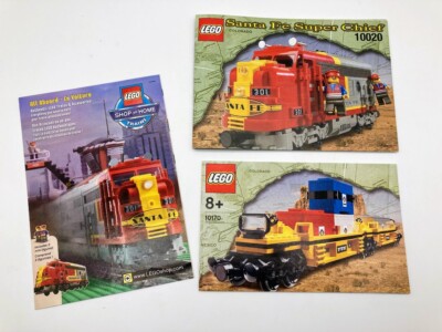 ONLY instructions Lego 10020 Santa Fe Super Chief 10170 TTX 