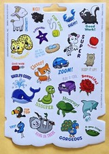 Cute Animals Sticker Sheet