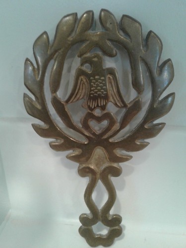 Set of 4 Solid Brass Trivets, Vintage Japan Trivet Collection - Picture 3 of 9