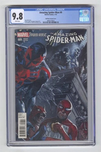 Amazing Spider-Man #9 CGC 9.8 Gabriele Dell-Otto Variant 1st Brief Spider-Punk