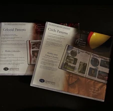 NEW 2 Creative Memories Custom Cutting System Circle and Celestial Patterns