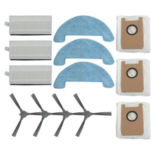 For Loorow AT800 3in1 Robot Vacuum Replacement Parts Kit with Mop Pads