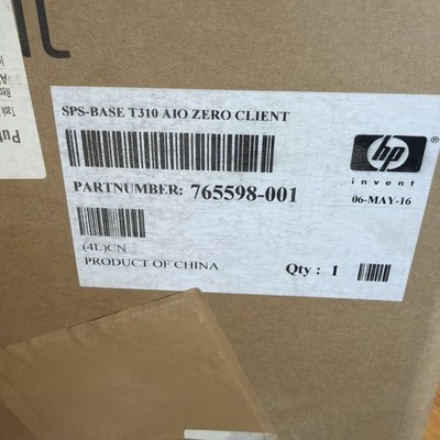Neu HP T310 All-in-One Monitor AiO Zero Client 765598-001 & Netzteil