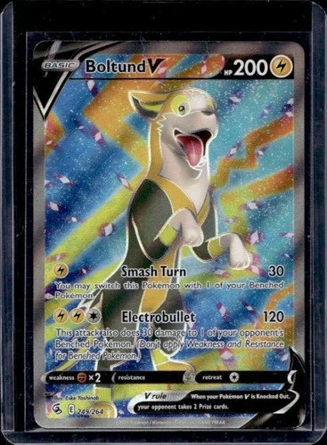 2021 Pokemon SWSH Fusion Strike Boltund V #249/264