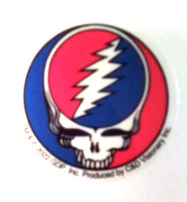 Grateful Dead SALE Decal Sticker steal your face deadheads hippies 1.5"