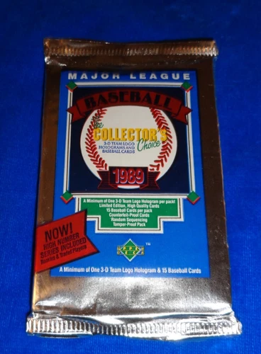 1989 Upper Deck Baseball Foil Pack High Number Series Griffey Jr. Rookie Yr