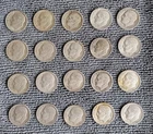 Lot of 20 circulated 90% Silver Roosevelt Dimes-various dates/mintmarks