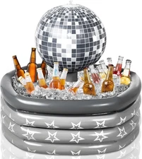 Bencailor Disco Ball Inflatable Cooler 29.53 x 25.24 Inch, Cool 