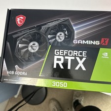 MSI Nvidia GeForce RTX 3050 GAMING X 6GB GDDR6 Graphics Card - Open Box -