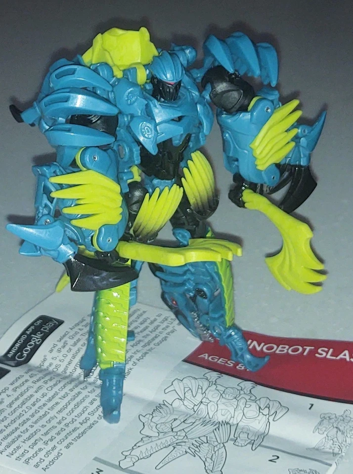 Transformers Age Of Extinction SLASH deluxe Aoe movie Dinobot complete - Image 4 of 4