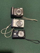 Canon PowerShot Kodak Digital Camera Lot 3pc A1100is A590 Bundle - UNTESTED