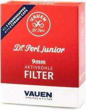 Vauen Dr. Perl Junior 9mm Pipe Filters - 40 Count - Activated Charcoal &... 