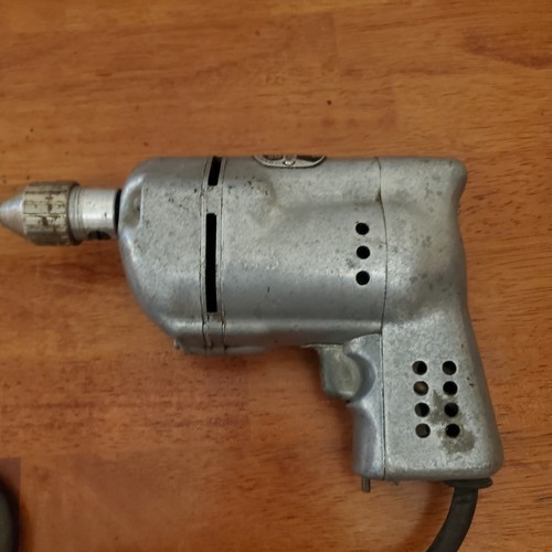 Vintage Black & Decker 1/4" Electric Home Utility Drill Fallout Decor WORKS RARE - Picture 2 of 6