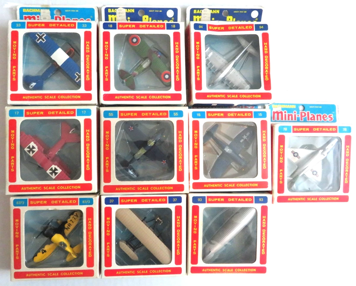 Bachmann Vintage Manufacture Diecast Aircrafts & Spacecrafts for