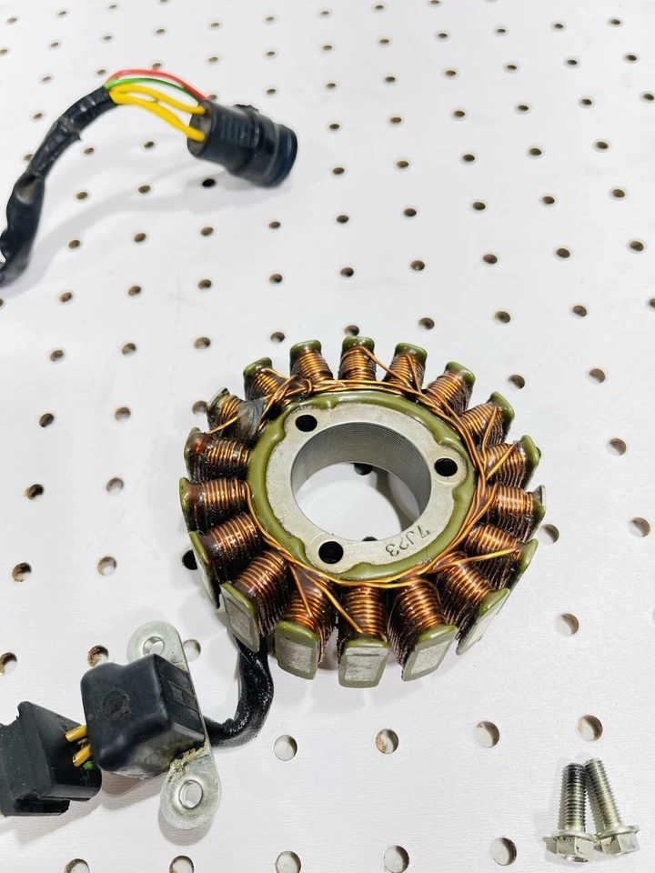 Estator Magneto 2006 - 2009 Husqvarna TE250 / TE 250 FABRICANTE DE EQUIPAMENTO ORIGINAL - 7J23 Stock STATOR - Imagem 2 de 4