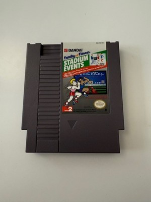 Family Fun Fitness: Stadium Events Nintendo NES EEC