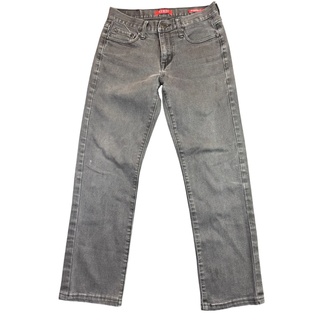 【グレー(GRY)】GUESS デニムパンツ ジーンズ (W)Denim Pants GUESS® GUESS Originals Metallic Zip Carpenter Jeans