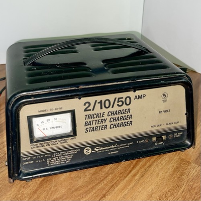 #ad #ad Schumacher Battery Charger amp; STARTER Model SE 10 52 2 10 50 AMP 12 V Made in USA $78.95