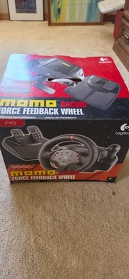 Logitech MOMO Racing Wheel Force Feedback USB Wheel And Pedals