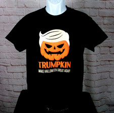 Men's "TRUMPKIN - MAKE HALLOWEEN GREAT AGAIN" Donald Trump T-SHIRT Medium M
