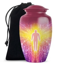 Angel Burial Large Urn for Ashes Adult Female Male 10 Inch