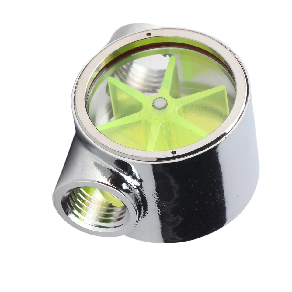 Metall Durchflussanzeiger G1 / 4 '' Kühlflusssensor Mit 5 Laufradschaufeln - Bild 2 von 4