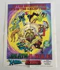 1983 X-MEN AND MICRONAUTS Original PROMO POSTER MARVEL COMICS 11 x 14