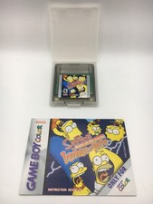 Game Boy Color 2001 - The Simpsons: Treehouse of Horror w/ Manual (Works)