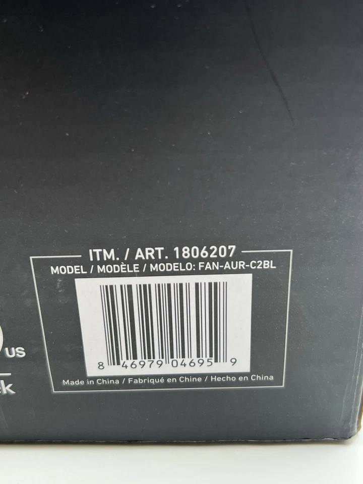 Artika Austin 23" LED Ceiling Fan Dimmable Matte Black Fandelier w/ Remote New - Image 3 of 4