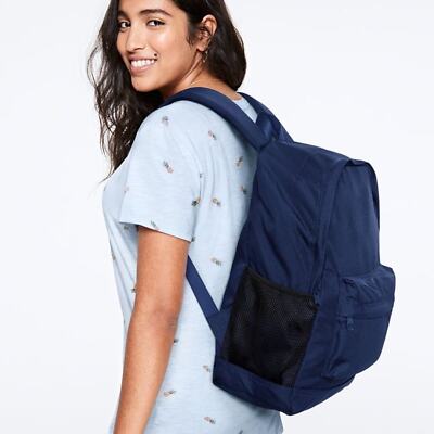 PINK Victoria\'s Secret Classic Backpack New BLUE Victoria main image 4