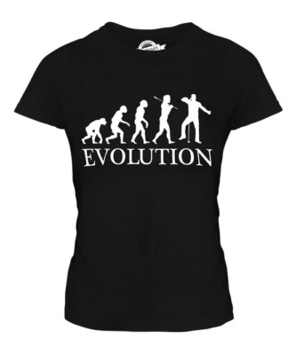 SINGER EVOLUTION OF MAN LADIES T-SHIRT TEE TOP GIFT KARAOKE SING