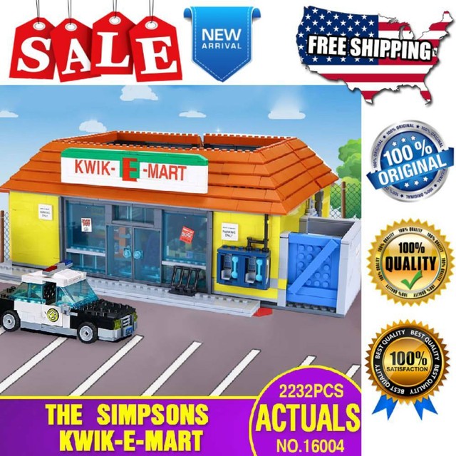lego simpsons kwik e mart ebay