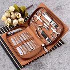Professional Manicure Kit Nail Clippers Set 13 in 1 Stainless Steel Pedicure Set