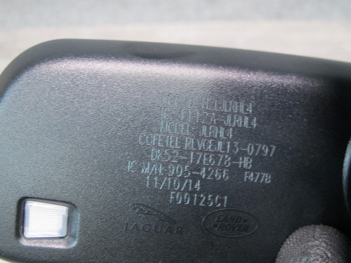 2014-2015 RANGE ROVER L405 AUTO DIM INTERIOR REAR VIEW MIRROR W LANE DEPARTURE - Picture 7 of 14