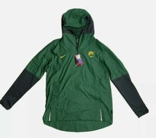 Nike Mens Baylor Bears On-Field Pull Over Jacket Hoodie Green Medium