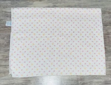 NWOTS Vintage Carter's Baby Blanket Flowers Roses Butterflies White Pink Yellow