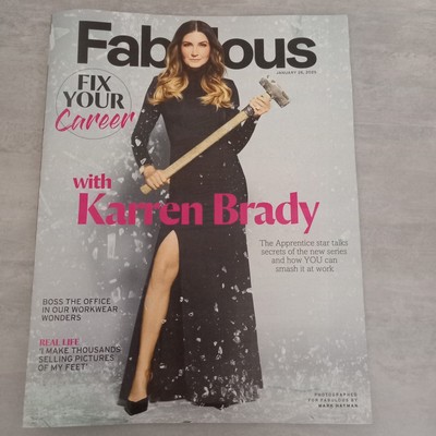 Fabulous Sun Sunday Supplement 2025 26. Januar Karen Brady der Lehrlingsstern
