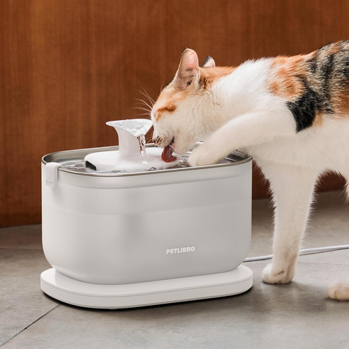 Cat Water Fountain with Wireless Pump, 2.5L/84Oz Pet Water Fountain for Cats Ind - Picture 2 of 12