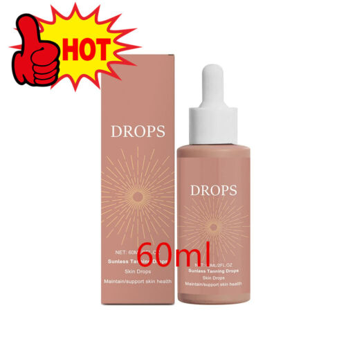 Sunless Tanning Drops Self Tanning Drops Face & Body - Medium 60ml
