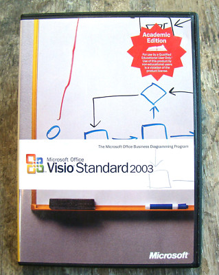 Visio Standard 2003 ~Microsoft Office, Academic Edition~ Visual Diagrams Graph 