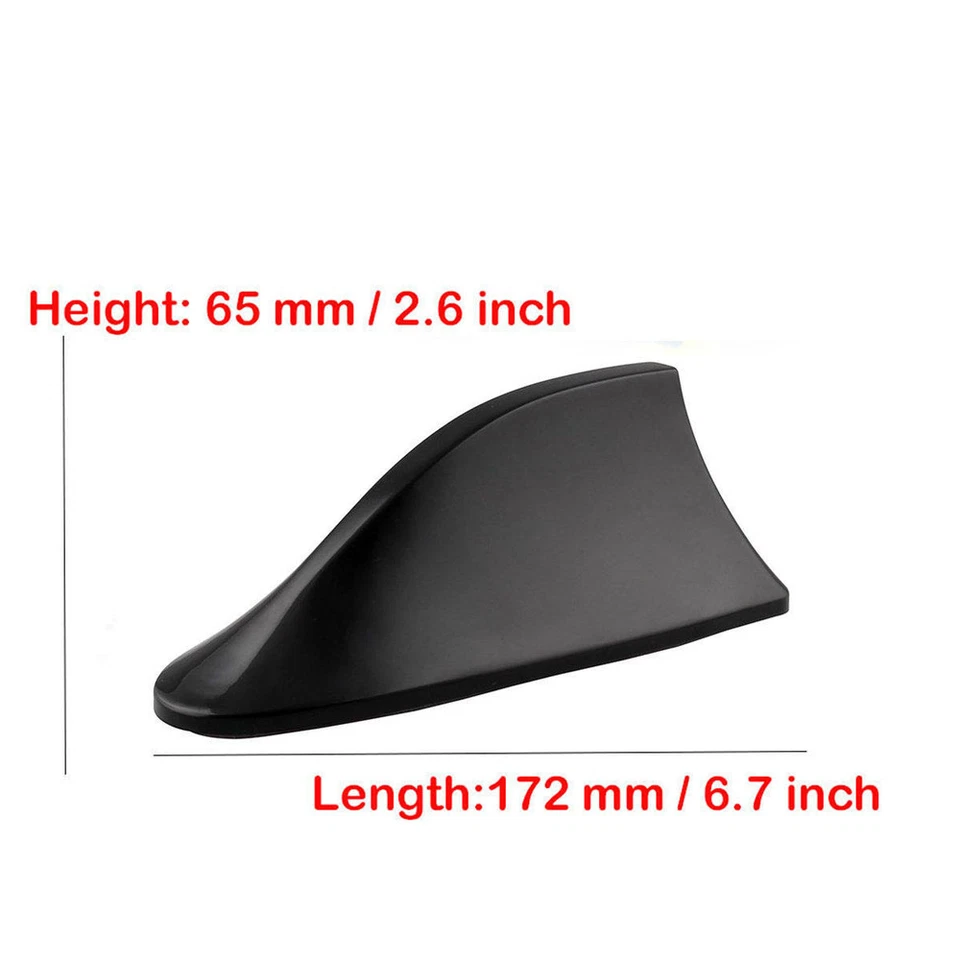 Car Shark Fin Antenna Roof Radio AM/FM Black For Honda CR-V - Image 2 of 4
