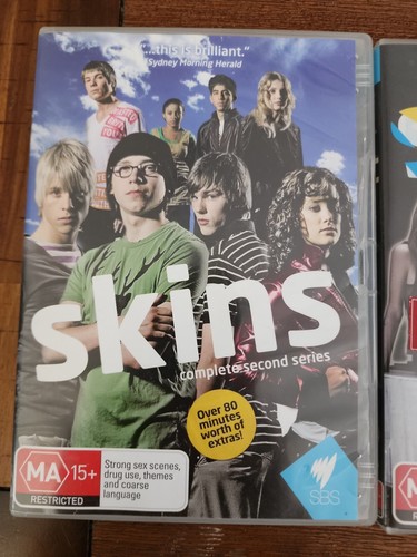 Skins Season 2 & 3 Series 2 &3 UK Version SBS Madman 2007 - 6 x DVD Set COMPLETE - Picture 2 of 6