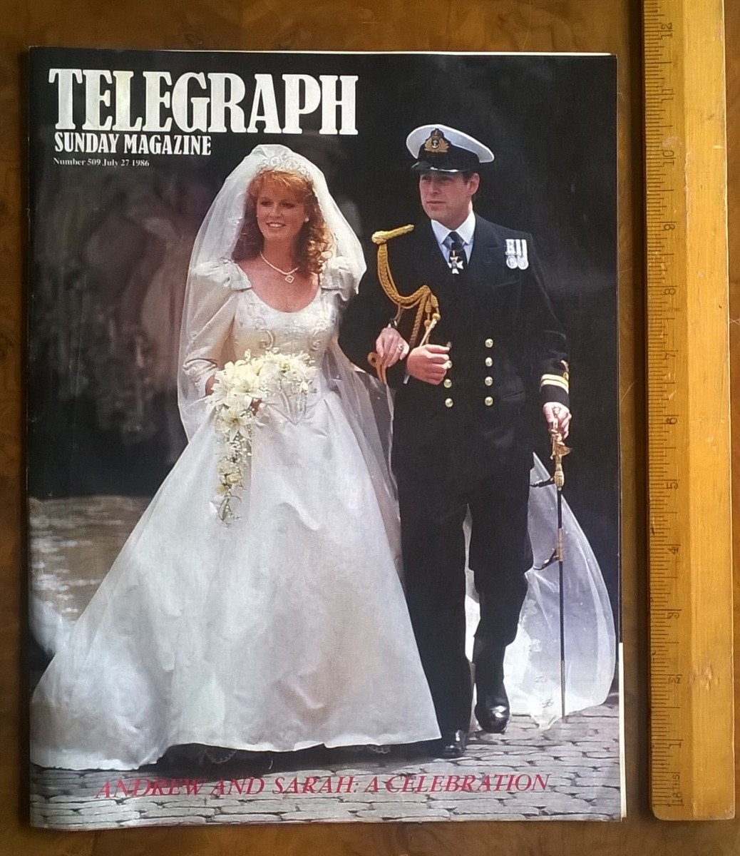 Prince Andrew Sarah Ferguson Royal Wedding Sunday Telegraph