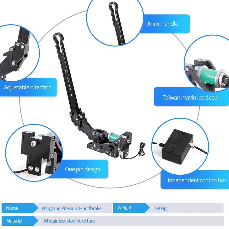Weighing Pressure Handbrake SIM USB Handbrake for G25/G27/G29/G295/T300/T500 - Image 2 of 4