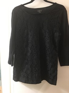 loft black blouse