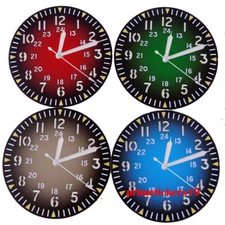 33.5mm Pilot Watch Dial Gradient Color Hands Luminous Fit NH35 ETA2824 PT5000
